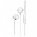 Auriculares Philips TAUE101 In-Ear con Micrófono, Jack 3.5mm, Blancos