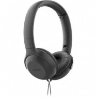 Auriculares de Diadema PHILIPS TAUH201 con Micrófono y Jack 3.5MM Negros
