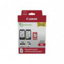 Tinta Canon PG-545XL/CL-546XL Negro/Tricolor + Papel Foto GP-501 (8286B011)