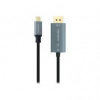 Nanocable Conversor USB-C/M a DP/M 8K Bidireccional 2m Negro (10.15.5022)