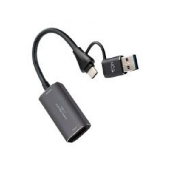 Capturadora de Video/Audio Nanocable HDMI 4K/30HZ USB-C/USB-A (10.15.0001)