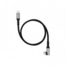 Nanocable Cable USB-C Acodado a USB-C 3.2 Gen2 10Gbps 100W 4K/60Hz 3m Negro (10.01.4703)