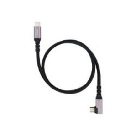 Nanocable Cable USB-C Acodado a USB-C 3.2 Gen2 10Gbps 100W 4K/60Hz 3m Negro (10.01.4703)