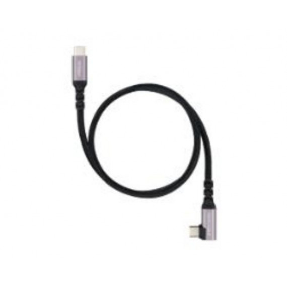 Nanocable USB-C 3.2 Acodado Gen2 10Gbp 100W/5A 4K/60Hz, 0.5m (10.01.4700)