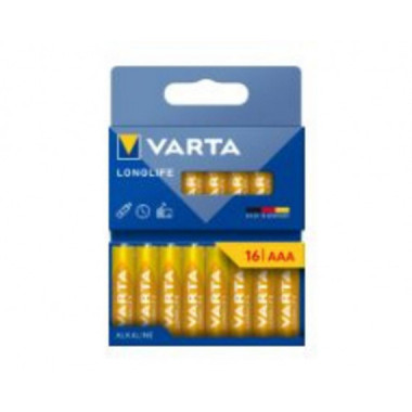 Pilas VARTA Longlife AAA Pack 16 Unidades (04103101716)