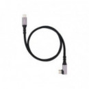 Nanocable USB-C 3.2 Acodado Gen2 10Gbps 100W/5A 4K/60Hz a USB-C/M 2m (10.01.4702)