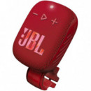 Jbl Wind 3S Altavoz Bluetooth Portátil con Soporte para Manillar Rojo