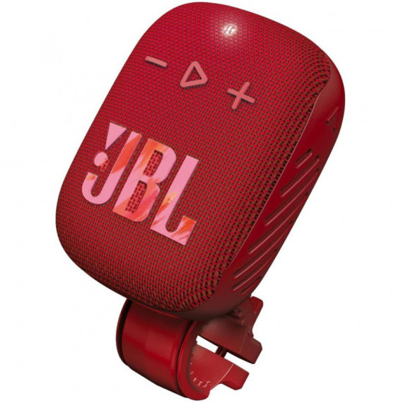 Jbl Wind 3S Altavoz Bluetooth Portátil con Soporte para Manillar Rojo