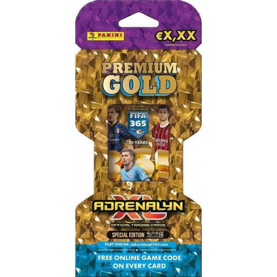 Blister 1 sobre premium oro adrenalyn Fifa 365 2025