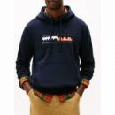 Sudadera Tommy Hilfiger block graphic azul marina PB