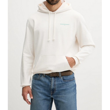 Sudadera Tommy Jeans blanco crema logo estampado PB