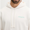 Sudadera Tommy Jeans blanco crema logo estampado PB