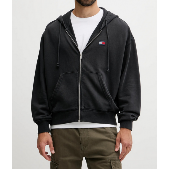 Sudadera Tommy Jeans negro lavado PB