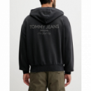 Sudadera Tommy Jeans negro lavado PB