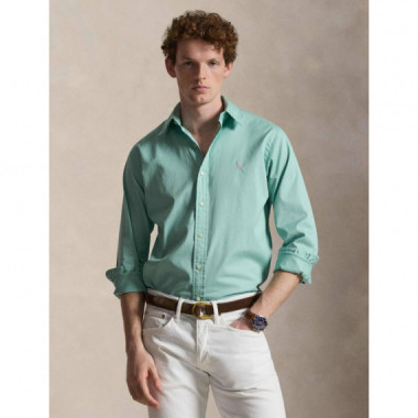 WOVEN-SPORT SHIRT-SHIRT GREEN