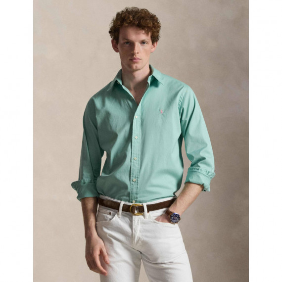 WOVEN-SPORT SHIRT-SHIRT GREEN