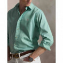 WOVEN-SPORT SHIRT-SHIRT GREEN
