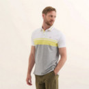 LIFESTYLE POLO STRIPES LIME
