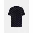 CN SS JACQUARD 4G KNIT TOP ALLOVER 4G SM