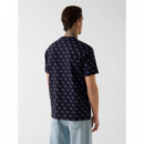 CN SS JACQUARD 4G KNIT TOP ALLOVER 4G SM