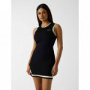 GABRY CN SL SHORT DRESS SWTR JET BLACK A