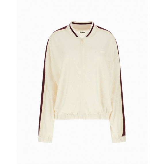 4G Jacquard Bomber Jacket 4G Mesh Jacqua  GUESS