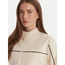 Clara Full Zip Sweatshirt Pearl White  GUESS