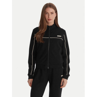 Clara Full Zip Sweatshirt Jet Black A996  GUESS