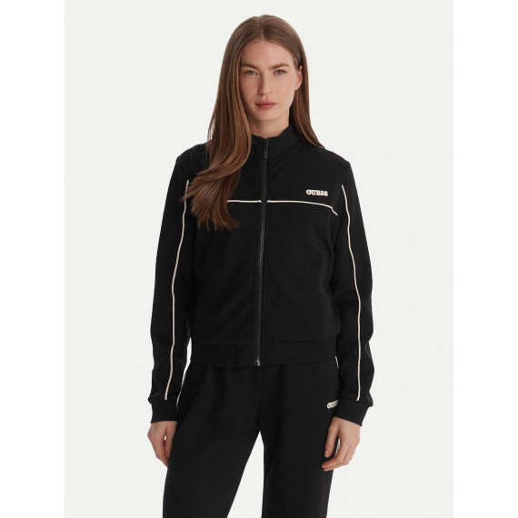 Clara Full Zip Sweatshirt Jet Black A996  GUESS