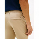 DENTON KNIT TECH CHINO SANDALWOOD