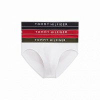 3P Brief Dtm Th Wht/ Med Red/ Dsrt Sky  TOMMY HILFIGER