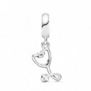 PANDORA Charm en Plata de Ley Colgante Estetoscopio 799072C01