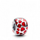 PANDORA Charm de Clip Redondo Corazones 793679C01