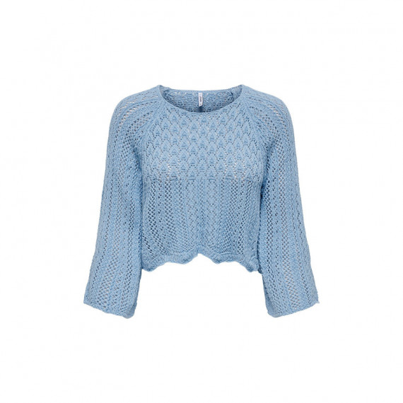 ONLY Jersey de Punto Azul 15233173-LIGHT Blue