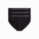 3P Brief Black / Black / Black  TOMMY HILFIGER