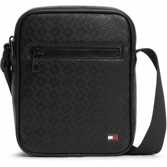 Th Embossed Flag Mini Reporter Black  TOMMY HILFIGER