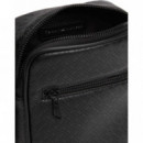 Th Embossed Flag Mini Reporter Black  TOMMY HILFIGER