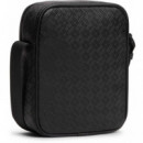 Th Embossed Flag Mini Reporter Black  TOMMY HILFIGER