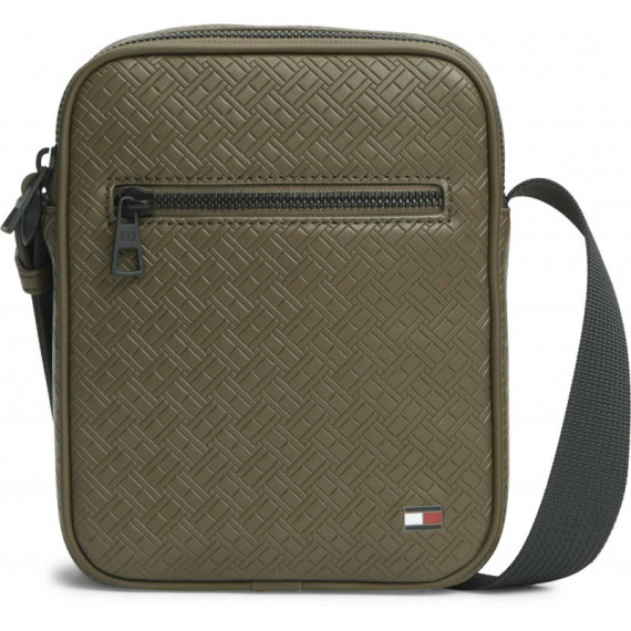 Th Embossed Flag Mini Reporter Willow Gr  TOMMY HILFIGER