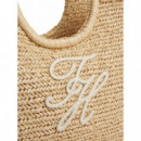 TH ELEVATED SUMMER TOTE RAFFIA NATURAL R