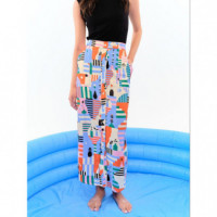 Falda BEHULAH Buganvilla Naranja