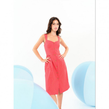 Vestidos Vestido BEHULAH Vera Vichy Rosa