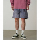 Bermudas GRAMICCI Checkered Shell Navy