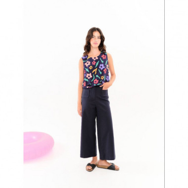 Pantalones mujer Pantal&oacute;n BEHULAH Dalia Azul Marino
