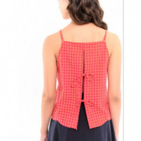 Blusas y Camisas Camisa BEHULAH Ciani Vichy Rosa