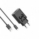 Cargador de Pared MOTOROLA Turbopower Quick Charge 3.0 Usb-c 33W 11V/3A Black + Cable Usb-c 1M