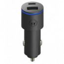 Cargador Coche  MOTOROLA Turbopower 45W Quick Charge 3.0 Pd Usb-a/usb-c