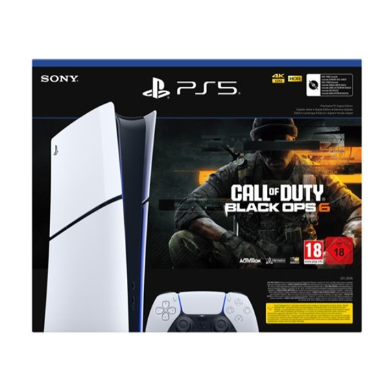 SONY PS5 Digital Slim + Cod Black Ops 6