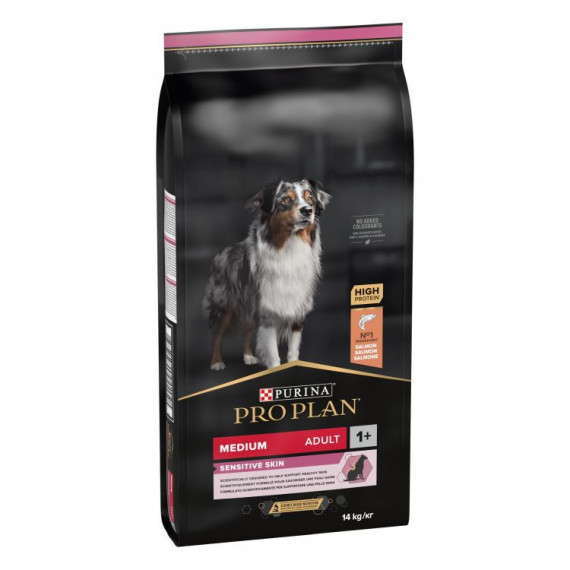 PROPLAN perro adulto medium sensitive skin salmon 14 kg