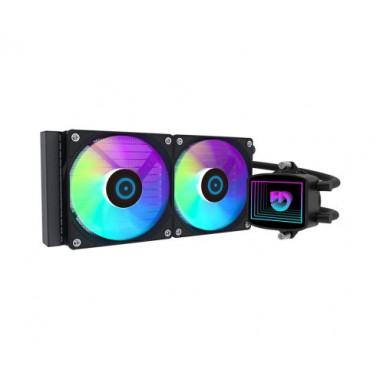 VENTILADOR HIDITEC KIT REFRIGERACION LIQUIDA LQ240 RGB NEGRO LDCR10004